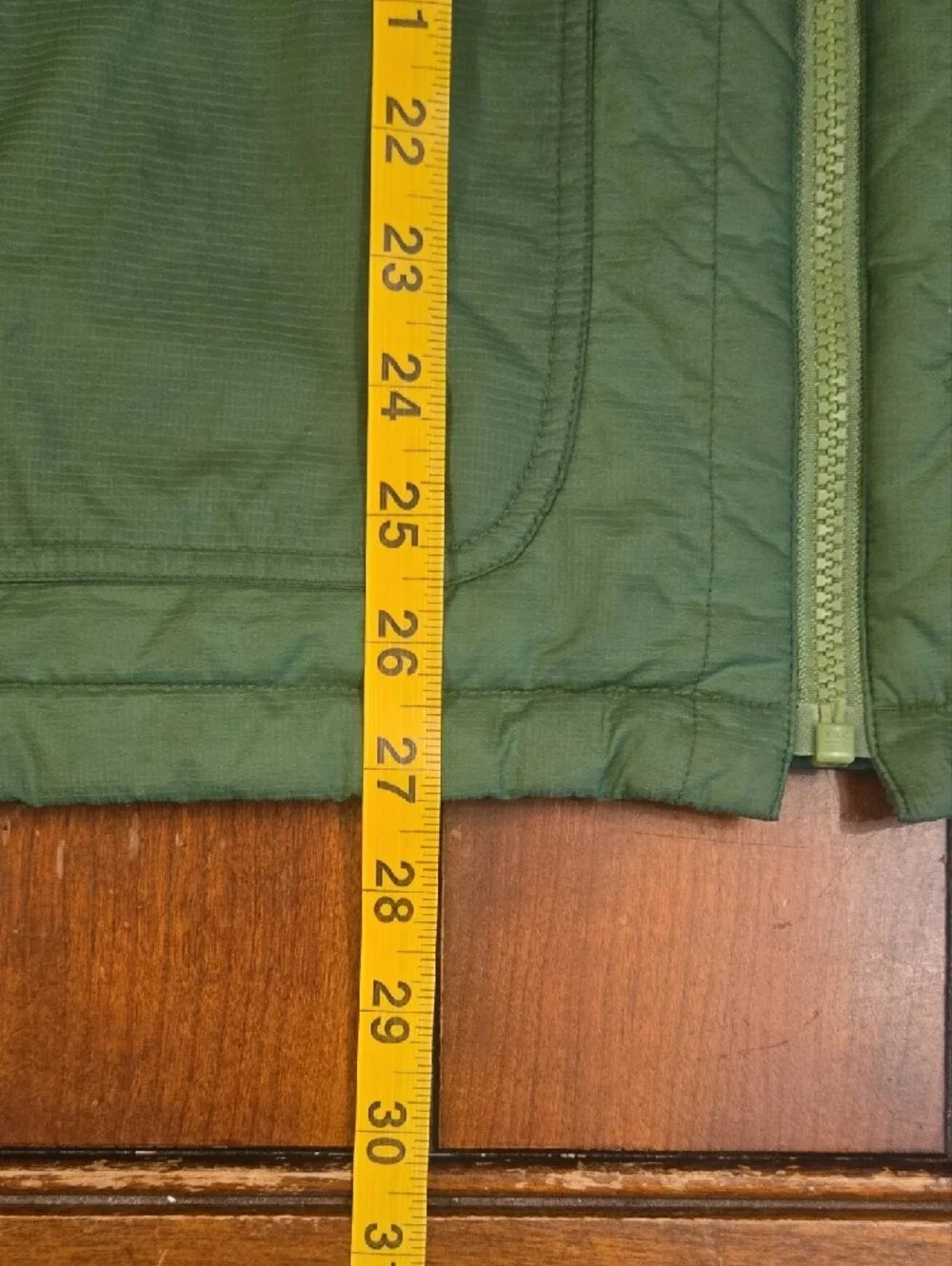 Filson Light Green Quilted Vest